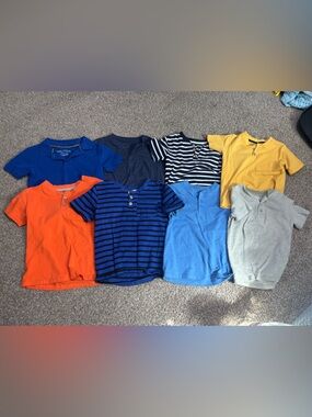Boys Short Sleeve Polo Tees 4T